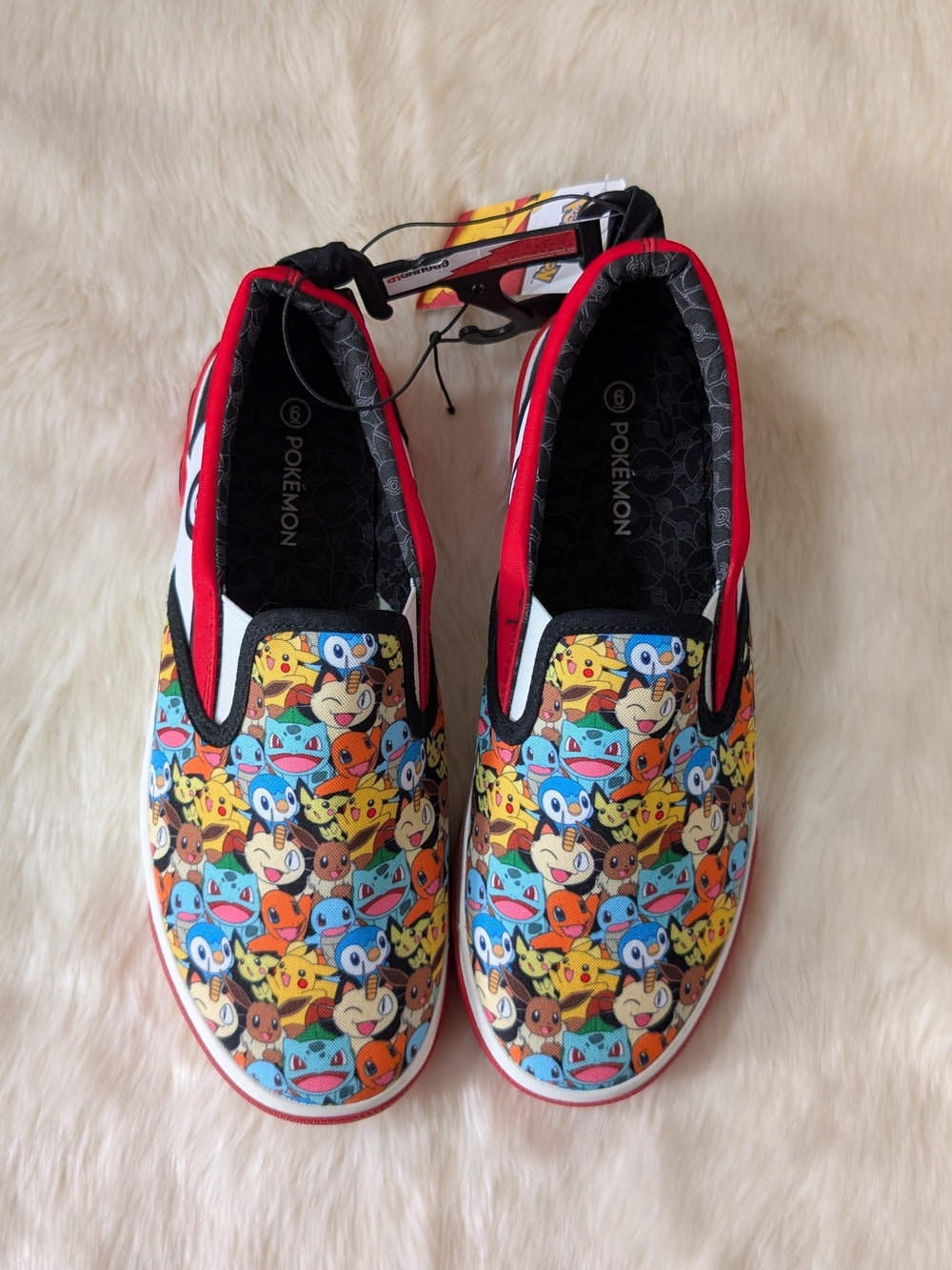 NWT Pokemon Slide On Shoes Boys